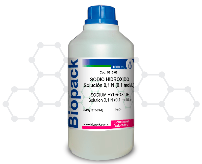 SODIO HIDROXIDO Solución 0,1 N (0,1 mol/L)