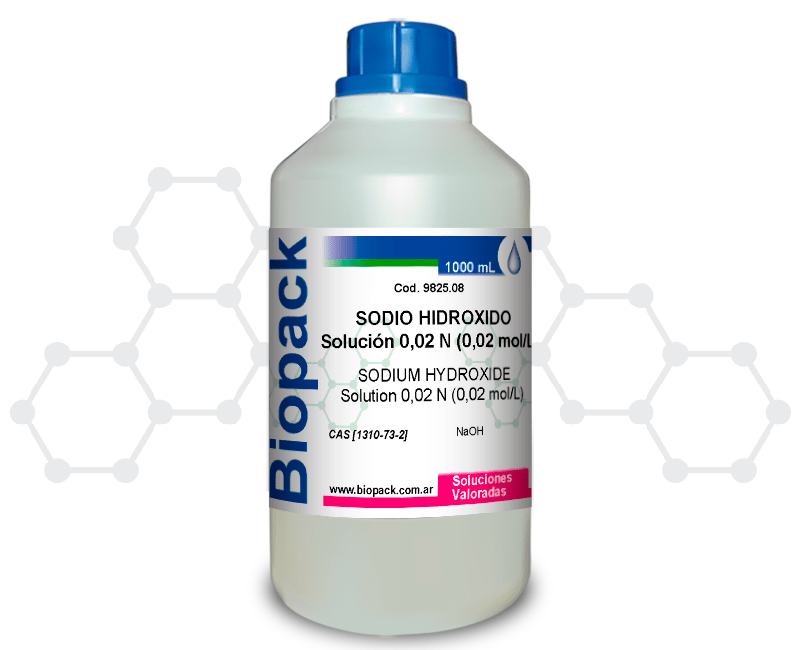 SODIO HIDROXIDO Solución 0,02 N (0,02 mol/L)
