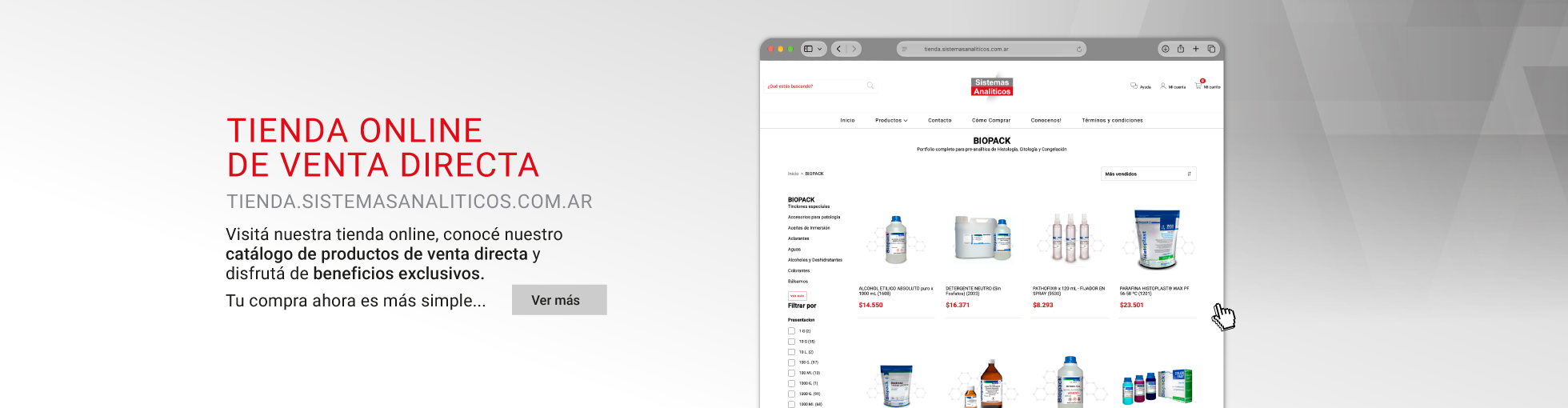 Tienda online de compra directa